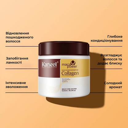 500 мл. Karseell Original. Кондиционирующая маска-эссенция для глубокого восстановления волос с аргановым маслом