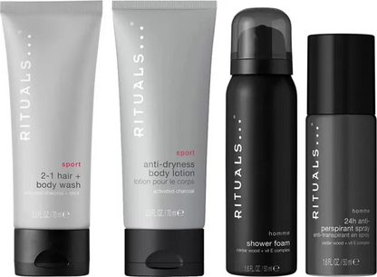 Набор дорожный с косметичкой The Ritual of Homme Travel Set Rituals