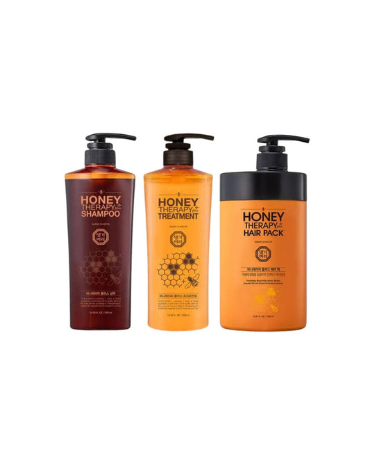 Набір засобів для волосся Daeng Gi Meo Ri "Медова терапія" Шампунь 500 мл Кондиціонер 500 мл Маска 1 л