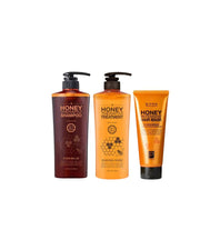 Набір засобів для волосся Daeng Gi Meo Ri "Медова терапія" Шампунь 500 мл Кондиціонер 500 мл Маска 150 мл
