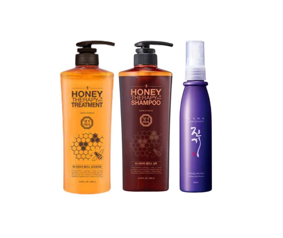 Комплект шампунь та кондиціонер "Медова терапія" Daeng Gi Meo Ri Honey Therapy ,есенція Vitalizing