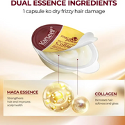 Пробники маски-есенції для глибокого відновлення волосся з аргановою олією від бренду Karseell. - Blush