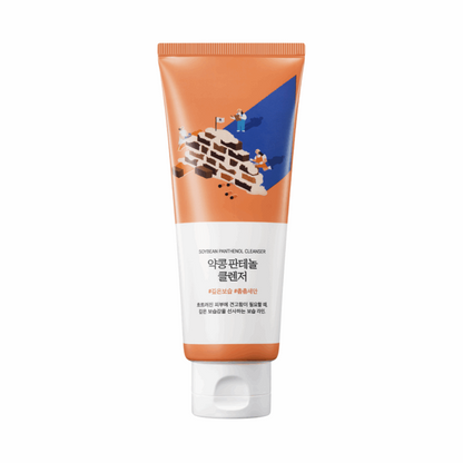 Пінка для умивання з екстрактом соєвих бобів та пантенолом ROUND LAB Soybean Panthenol Cleanser, 150 ml