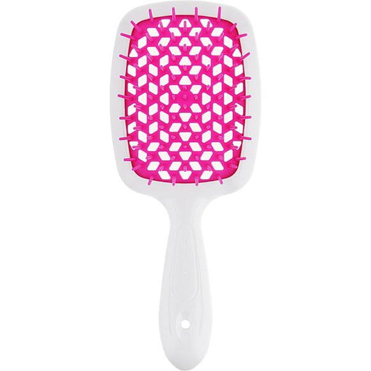 Щітка для волосся Janeke Superbrush (біла з малиновим) - Blush