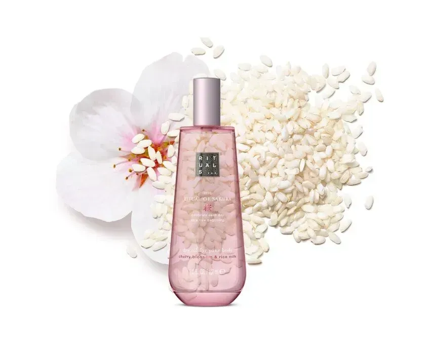 Суха олія для тіла та волосся - Rituals The Ritual of Sakura Dry Body Oil 100 мл - Blush