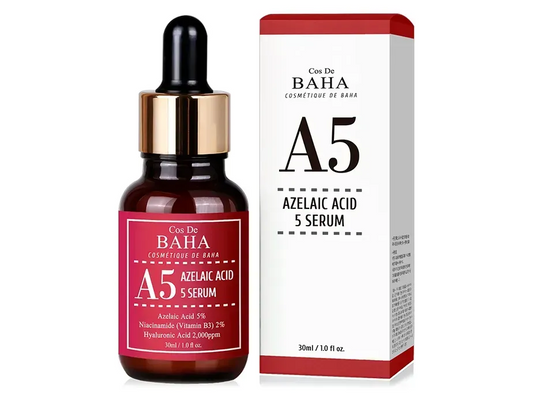 Сыворотка для лица с азелаиновой кислотой и ниацинамидом Cos De BAHA A5 Azelaic Acid 5 Serum, 30 мл