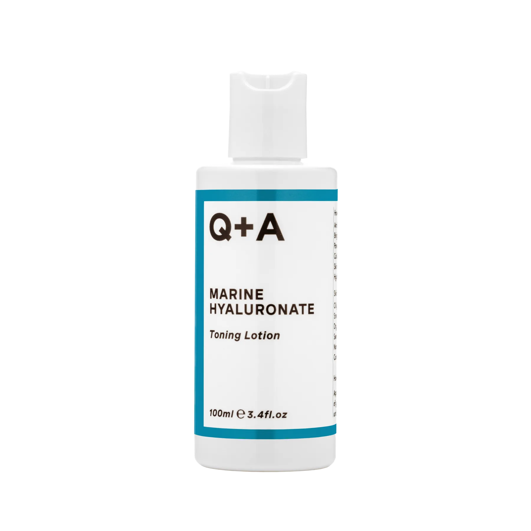 Тонізуючий лосьйон з гіалуроновою кислотою Q+A Marine Hyaluronate Toning Lotion 100 ml - Blush