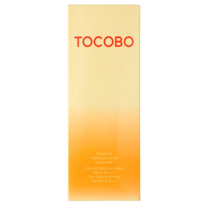TOCOBO Vita Soft Daily Sun Lotion 150ml Легкий щоденний сонцезахисний лосьйон для обличчя та тіла з вітаміном Е 150 мл