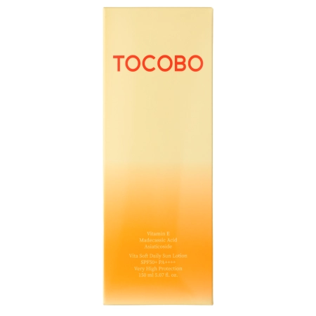 TOCOBO Vita Soft Daily Sun Lotion 150ml Легкий щоденний сонцезахисний лосьйон для обличчя та тіла з вітаміном Е 150 мл
